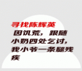 失踪人员：陈辉英