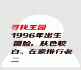 失踪人员：王园